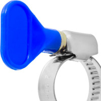 Обжимной хомут из нержавеющей стали MasterProf 12-20 мм, бабочка ИС.140088