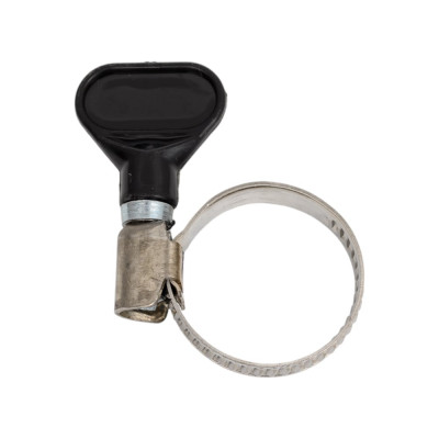 Обжимной хомут из нержавеющей стали MasterProf 16-25 мм, бабочка ИС.140089