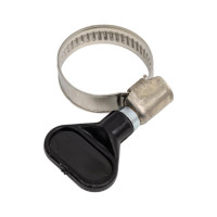 Обжимной хомут из нержавеющей стали MasterProf 16-25 мм, бабочка ИС.140089