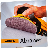 Круг шлифовальный на сетчатой основе ABRANET (50 шт; 150 мм; Р80) MIRKA 5424105080