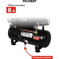 Поршневой масляный компрессор QUATTRO ELEMENTI KM 8-140 248-450