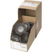 Щетка дисковая с гофрированной стальной проволокой Эксперт 472 (40 шт; 50 мм; хвостовик 6 мм) Профоснастка 20709002