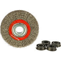 Щетка дисковая с гофрированной нержавеющей проволокой Эксперт 543 (100х20 мм; 12.7/16 мм) Профоснастка 20805001