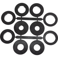 Щетка дисковая с гофрированной нержавеющей проволокой Эксперт 551 (200х32 мм; 12.7/16/19/22/25 мм) Профоснастка 20805009