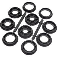 Щетка дисковая с гофрированной нержавеющей проволокой Эксперт 551 (200х32 мм; 12.7/16/19/22/25 мм) Профоснастка 20805009