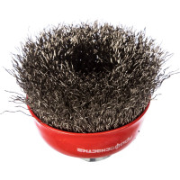 Щетка чашечная с гофрированной нержавеющей проволокой Эксперт 501 (60 мм; М14*2 мм) Профоснастка 20801001