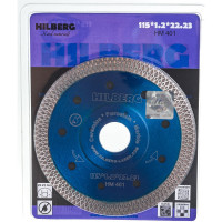 Диск алмазный отрезной Hilberg турбо ультратонкий 115x22.23 Hard Materials X-type HM401