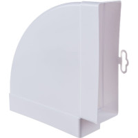 Колено горизонтальное пластик 90, 60х204 мм ERA 620КГП 210-027