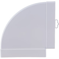 Колено горизонтальное пластик 90, 60х204 мм ERA 620КГП 210-027