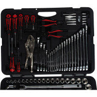 Набор 6-гранных инструментов 1/4" & 1/2" в кейсе, 156шт JTC JTC-H156C-B72