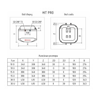 Накопительный водонагреватель Термекс H 10 O pro ЭдЭБ00118