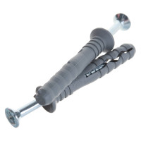 Дюбель-гвоздь VIPКрепеж потайной бортик 6х40 150 шт 40810 VIP