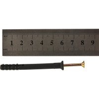 Дюбель-гвоздь Качественный Крепеж потайной бортик 6х60 40 шт 0200617 КЧ