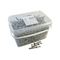 Дюбель-гвоздь с грибовидным бортиком Качественный Крепеж 6х40 370 шт 2000631 КЧ