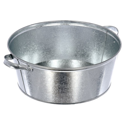 Оцинкованный круглый таз 13 л Банные штучки 36553