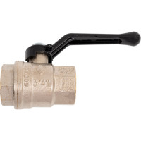 Шаровый кран В/В Ду-20 /3/4" ручка черная Bugatti OREGON 03000169