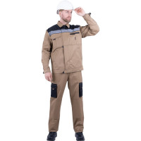 Костюм ГК Спецобъединение ДОКЕР сафари/черный, р.112-116, рост 170-176 Кос 582/112/170