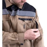 Костюм ГК Спецобъединение ДОКЕР сафари/черный, р.112-116, рост 170-176 Кос 582/112/170