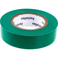 Изолента FORTISFLEX ПВХ 15 ммх0.15 ммх10 м зеленая 71225