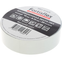 Изолента ПВХ FORTISFLEX 19 ммх0.15 ммх20 м белая 71231