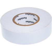 Изолента ПВХ FORTISFLEX 19 ммх0.15 ммх20 м белая 71231