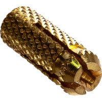 Забиваемый латунный анкер Tech-Krep М6 100 шт - коробка 140598