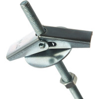 Анкер складной пружинный с крюком М4, 1 шт, пакет Zitar 103898