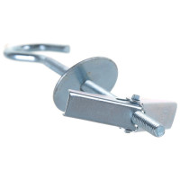 Анкер складной пружинный с крюком М4, 1 шт, пакет Zitar 103898