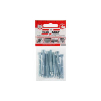 Болт Tech-Krep DIN912 с цилиндрической головкой и внутренним шестигранником 6х30 15 шт - пакет 112271