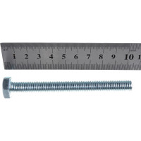 Болт Tech-Krep/Zitar DIN933 с шестигранной головкой, оцинкованный М10х100 2 шт - пакет 126517