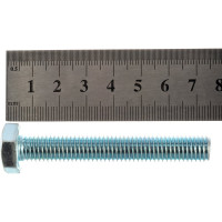 Болт Tech-Krep/Zitar DIN933 с шестигранной головкой, оцинкованный М10х70 2 шт - пакет 102979