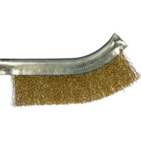 Щетка омедненная 17230001 с пластиковой ручкой АТАКА 22402