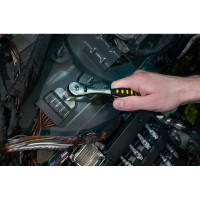 Трещотка 1/2" Inforce DR, Количество зубьев 72 шт, Сталь Cr-V, Длина 260мм, Профессиональная, 06-05-47