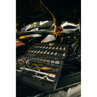 Набор инструментов Inforce 46 предметов 1/4" Inforce, Сталь Cr-V, Профессиональный, 06-07-11