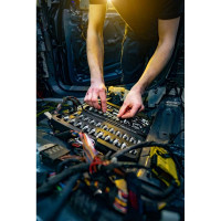 Набор инструментов Inforce 46 предметов 1/4" Inforce, Сталь Cr-V, Профессиональный, 06-07-11