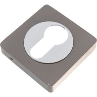 Накладка на цилиндр к ручкам BK AL 02 (матовый чёрный никель) PUERTO ET AL 02 MBN