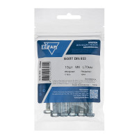 Болт DIN933 с шестигранной головкой оцинкованный М6x70 10 шт Zitar 102964