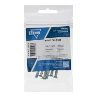 Винт DIN7985 с полукруглой головкой оцинкованный М5x60 6 шт Zitar 103020