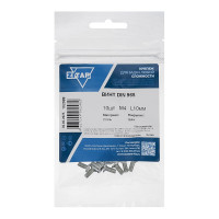 Винт DIN965 с потайной головкой оцинкованный М4x10 10 шт Zitar 102988