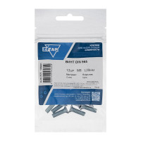 Винт DIN965 с потайной головкой оцинкованный М6x20 12 шт Zitar 103001