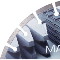 Круг алмазный сегментный 1A1RSS Master Line (350х25.4 мм) по железобетону Diam 000503