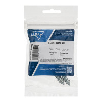 Болт DIN 571 сантехнический оцинкованный 10x70, 2 шт, пакет Zitar 103882