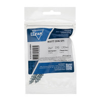 Болт DIN 571 сантехнический оцинкованный 10x90, 2 шт, пакет Zitar 103884