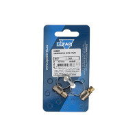 Обжимной хомут из нержавеющей стали 8x12 мм, 2 шт, ярлык Zitar 104041