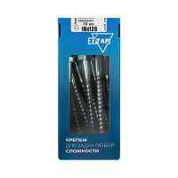 Сантехнический болт DIN 571, оцинкованный, 10x120 мм, 10 шт. в коробке с окном Zitar 126562