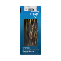 Универсальные саморезы, желтые, 150x6,0 мм, 50 шт., коробка с окном Zitar 102280