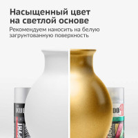 Эмаль металлик универсальная быстросохнущая KUDO SILVER GRAIN FINISH оранжевая KU-1051