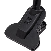 Настольный светильник с прищепкой, синий 230В, 60Вт, E27, ЛОН Ultraflash UF-320 C06 12363