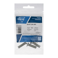 Винт с потайной головкой DIN965 оцинкованный M8x30 мм, 8 шт в пакете Zitar 112243