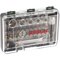 Набор бит с ключом-трещоткой (27 предметов) Bosch 2607017160